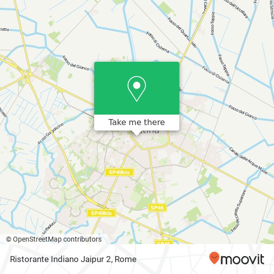 Ristorante Indiano Jaipur 2 map