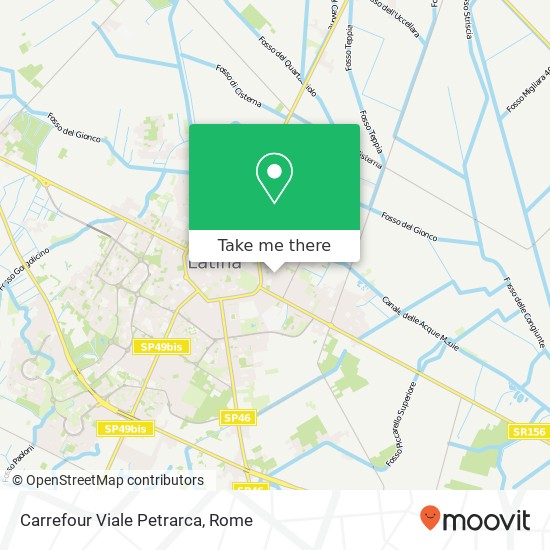 Carrefour Viale Petrarca map