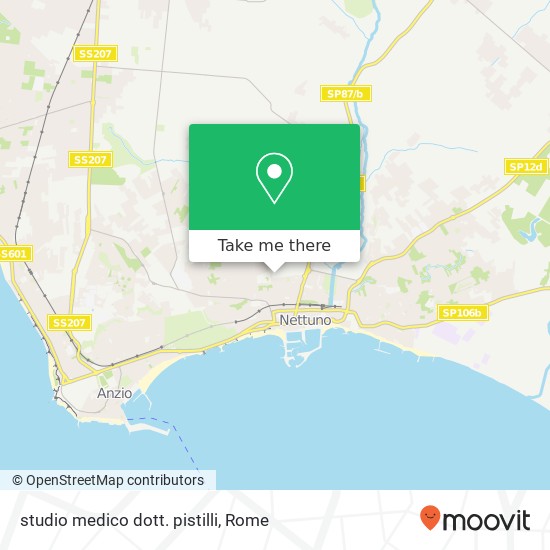 studio medico dott. pistilli map