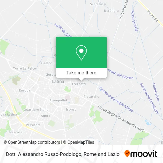 Dr. Alessandro Russo-Podiatrist map