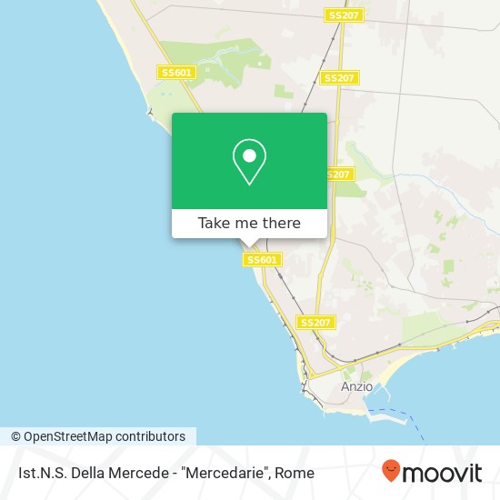 Ist.N.S. Della Mercede - "Mercedarie" map