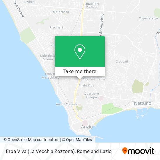 Erba Viva (La Vecchia Zozzona) map