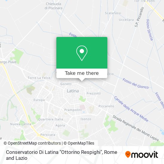 Conservatorio Di Latina "Ottorino Respighi" map