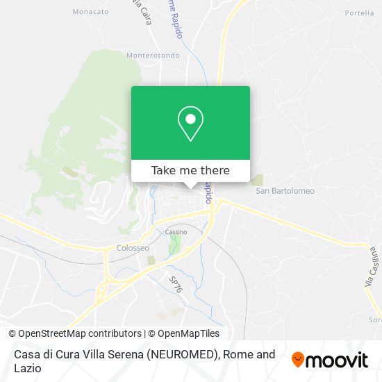 Casa di Cura Villa Serena (NEUROMED) map