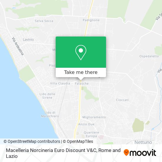 Macelleria Norcineria Euro Discount V&C map