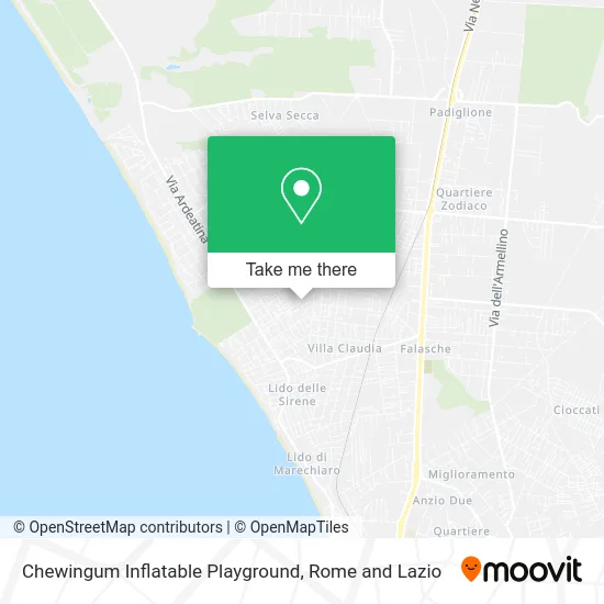 Chewingum Inflatable Playground map