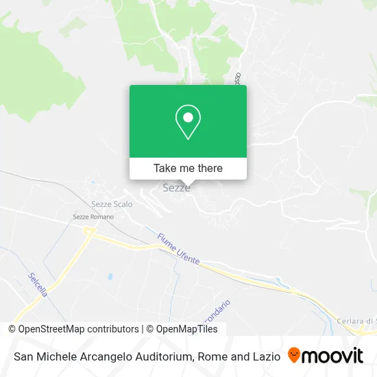 San Michele Arcangelo Auditorium map