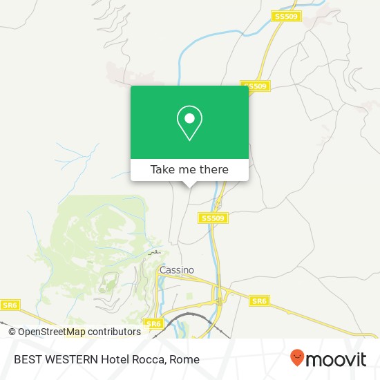 BEST WESTERN Hotel Rocca map