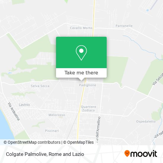 Colgate Palmolive map