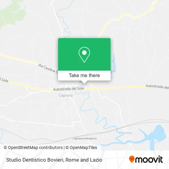 Bovieri Dental Studio map
