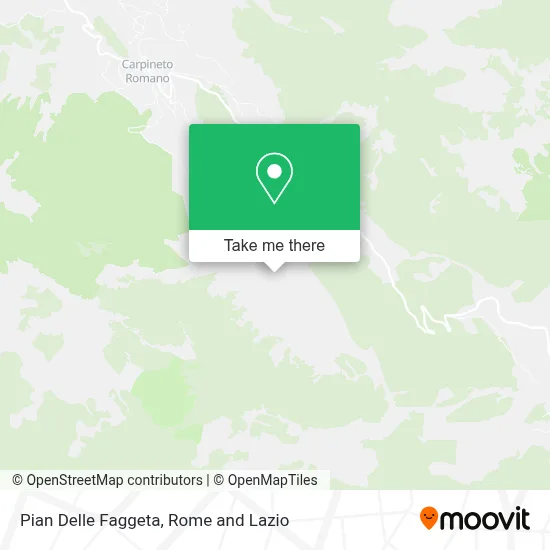 Pian Delle Faggeta map
