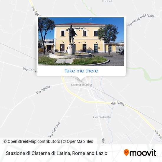 Stazione di Cisterna di Latina map