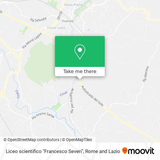 Liceo scientifico "Francesco Severi" map