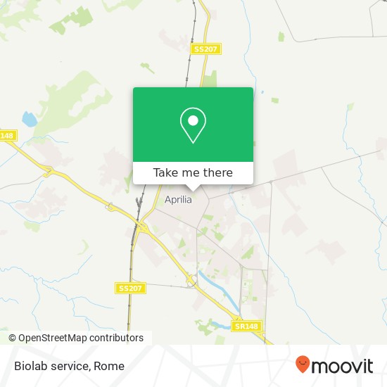 Biolab service map