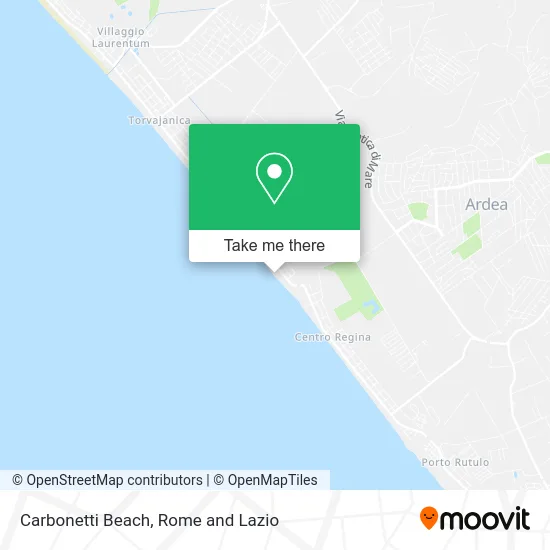 Carbonetti Beach map