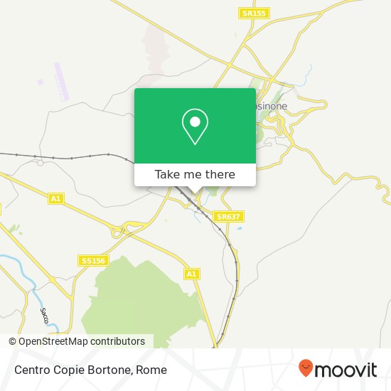 Centro Copie Bortone map