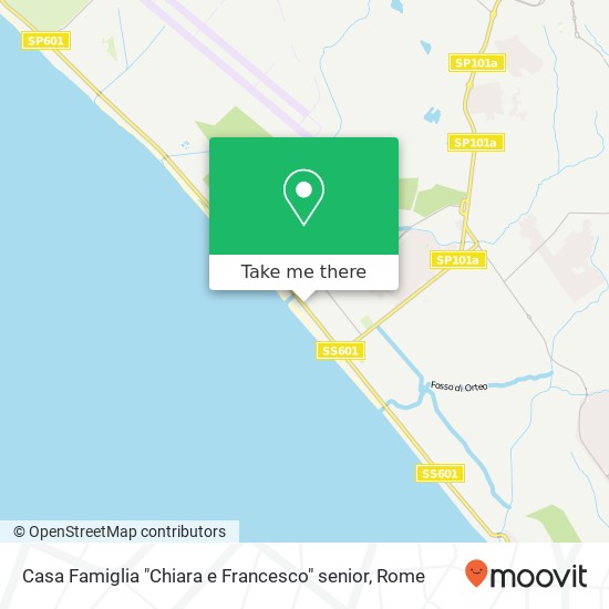 Casa Famiglia "Chiara e Francesco" senior map