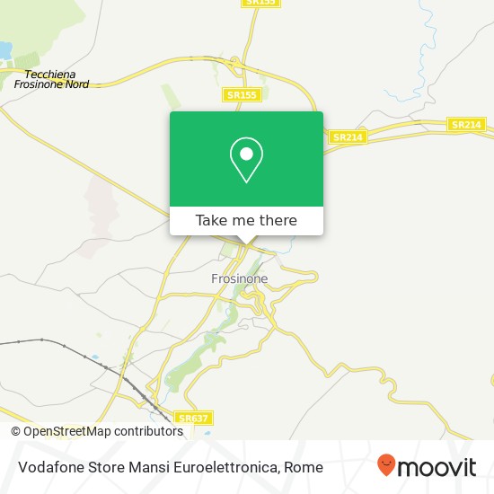 Vodafone Store Mansi Euroelettronica map