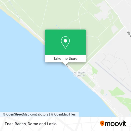 Enea Beach map