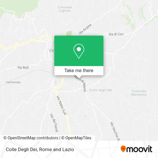 Colle Degli Dei map