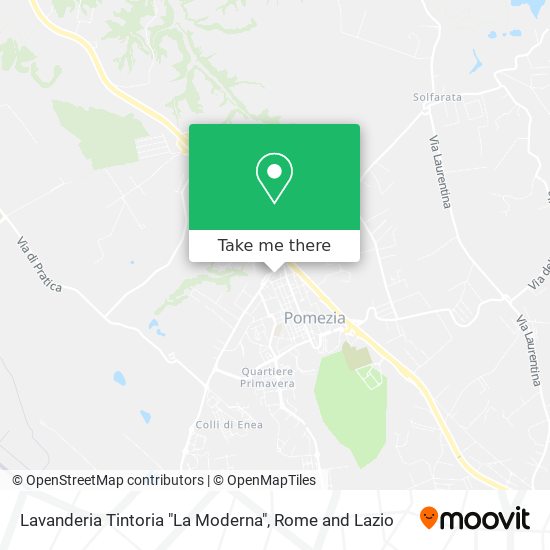 Lavanderia Tintoria "La Moderna" map