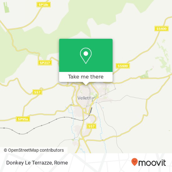 Donkey Le Terrazze map