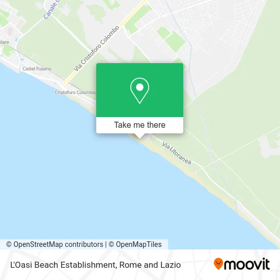 L'Oasi Beach Establishment map