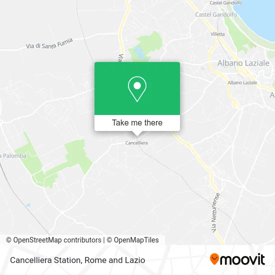 Cancelliera Station map