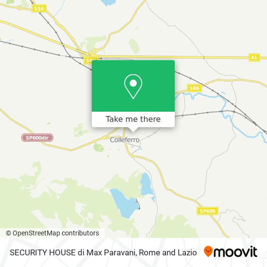 SECURITY HOUSE di Max Paravani map