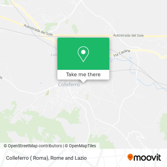 Colleferro ( Roma) map