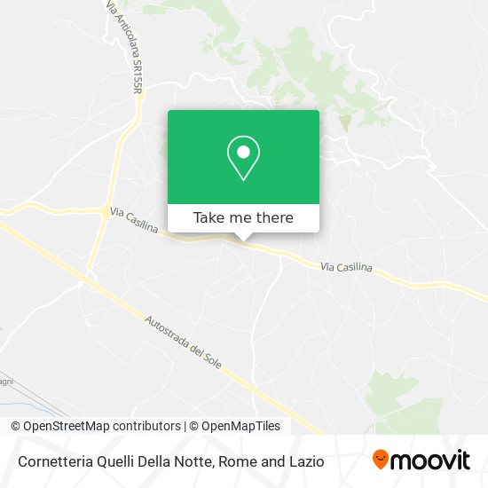 Cornetteria Quelli Della Notte map