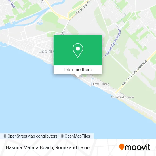 Hakuna Matata Beach map
