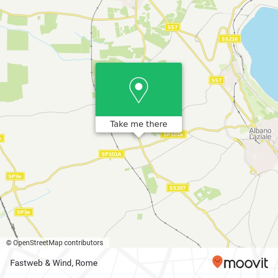 Fastweb & Wind map