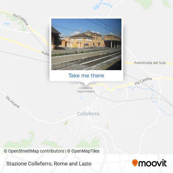 Stazione Colleferro map