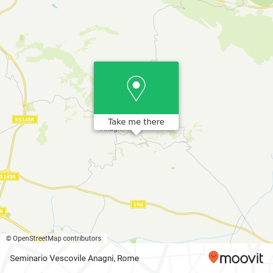 Seminario Vescovile Anagni map