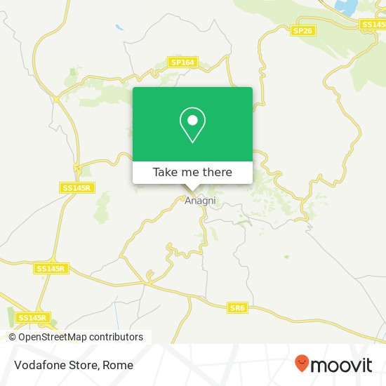 Vodafone Store map