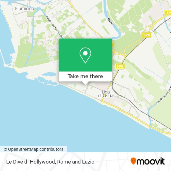 Le Dive di Hollywood map