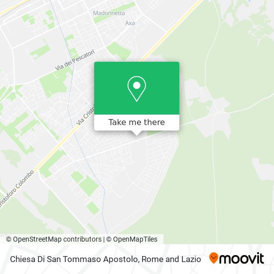 Chiesa Di San Tommaso Apostolo map