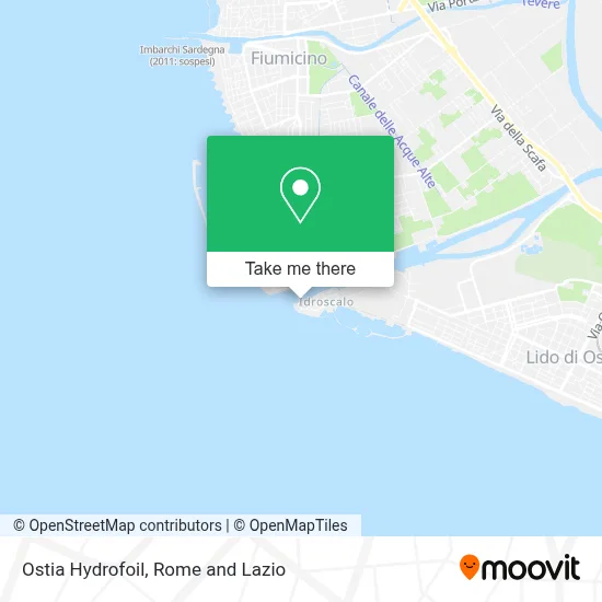 Ostia Hydrofoil map