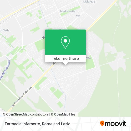 Farmacia Infernetto map