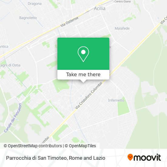 Parrocchia di San Timoteo map