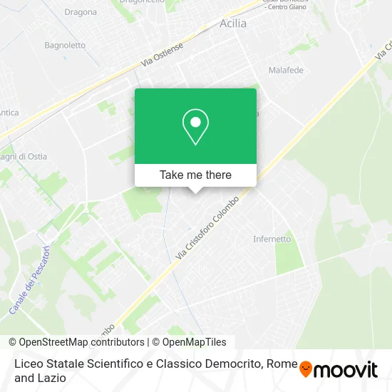 Liceo Statale Scientifico e Classico Democrito map