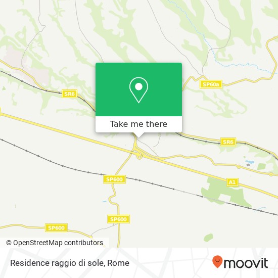 Residence raggio di sole map