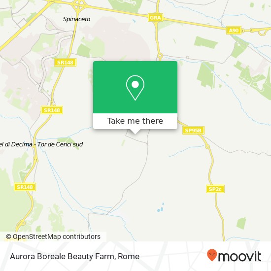 Aurora Boreale Beauty Farm map