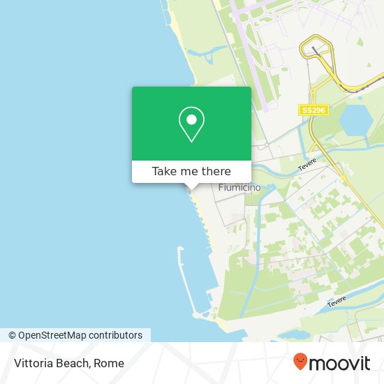 Vittoria Beach map