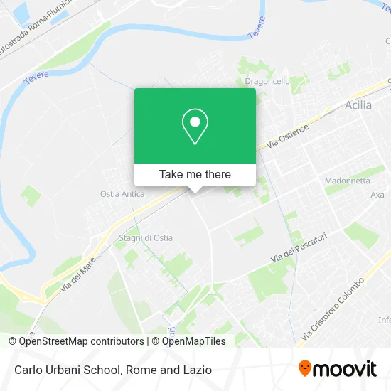 Carlo Urbani School map