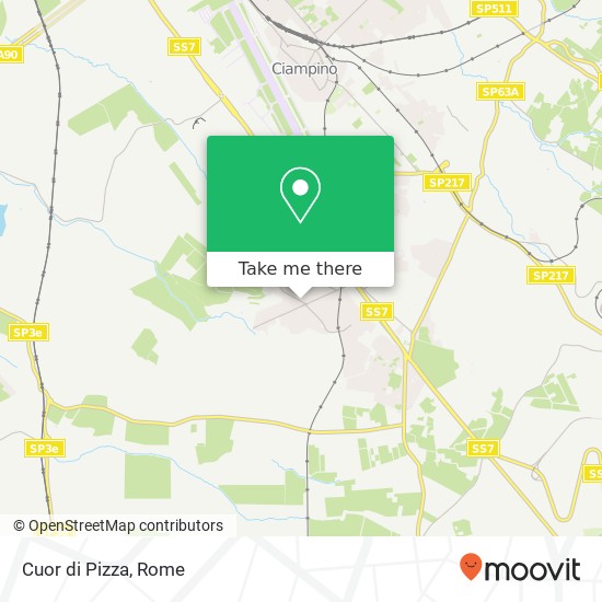 Cuor di Pizza map