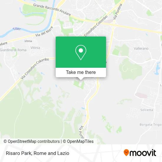 Risaro Park map