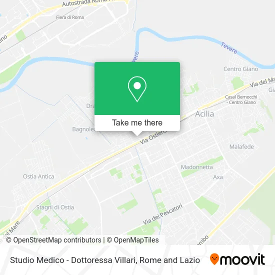 Medical Studio - Dr. Villari map