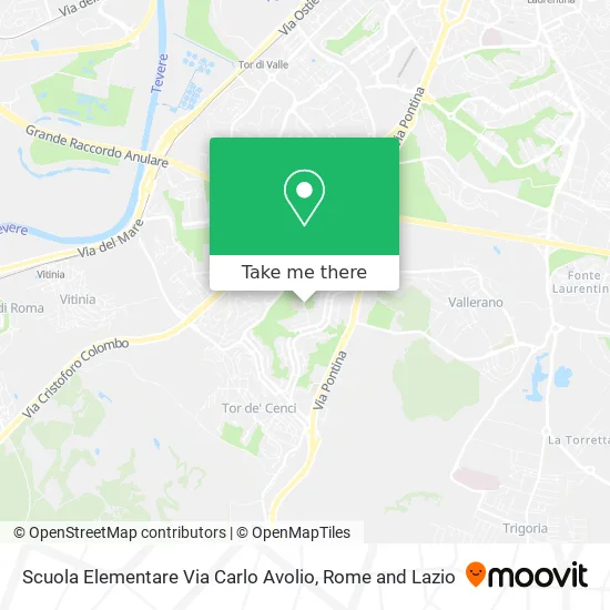 Elementary School Carlo Avolio Street map